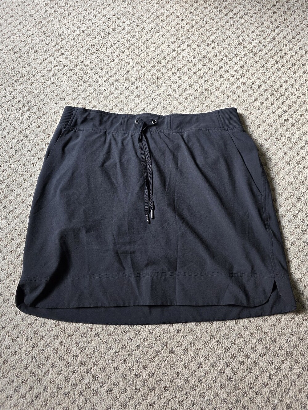 Athleta Black Athletic Skort with Drawstring